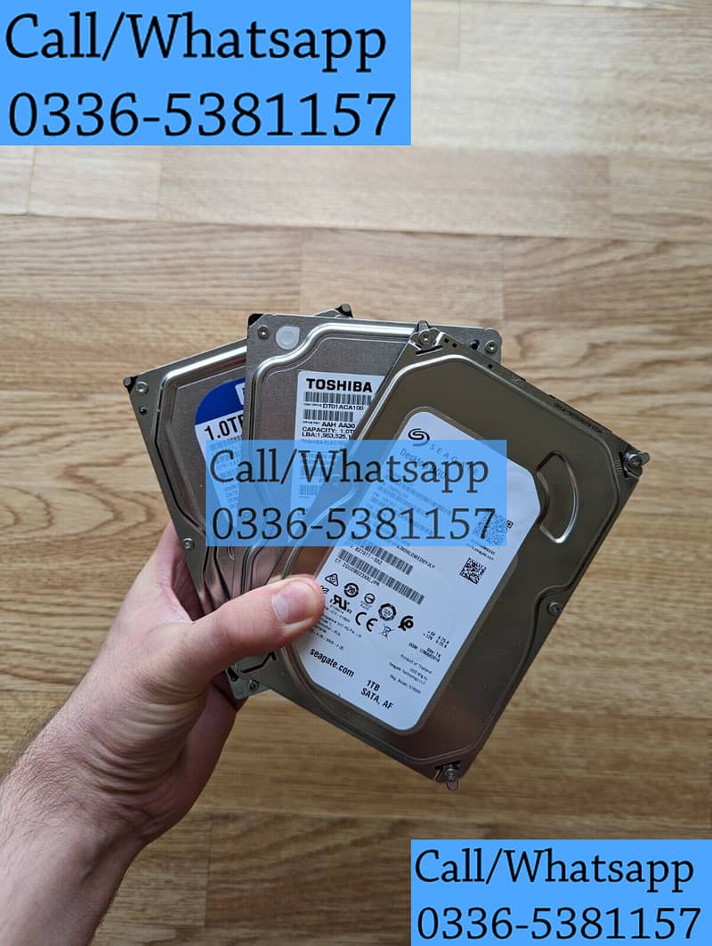 320|500GB PC HDD Desktop Harddisk SATA WD Seagate Computer System Disk 7