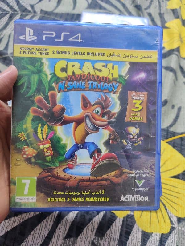 PS4 Crash Bandicoot Trilogy , Little Big Planet 3, Tearaway, Monopoly 1