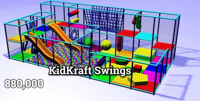 Slide, Swings, Kids rides, jhula, Spring rider, jungle gym, indoor set 0