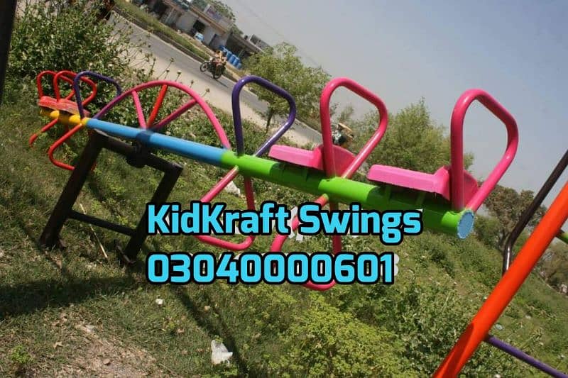Slide, Swings, Kids rides, jhula, Spring rider, jungle gym, indoor set 7