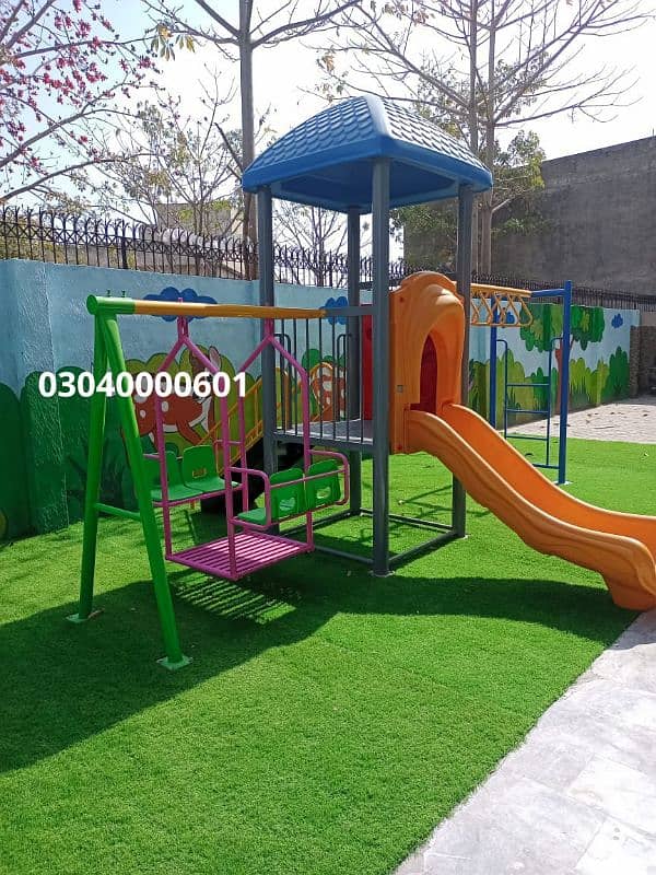 Slide, Swings, Kids rides, jhula, Spring rider, jungle gym, indoor set 16
