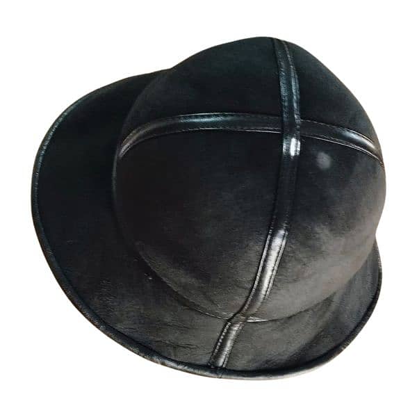 premium Quality Genuine Sheepskin and Furr Hat's For unisex Bucket cap 3