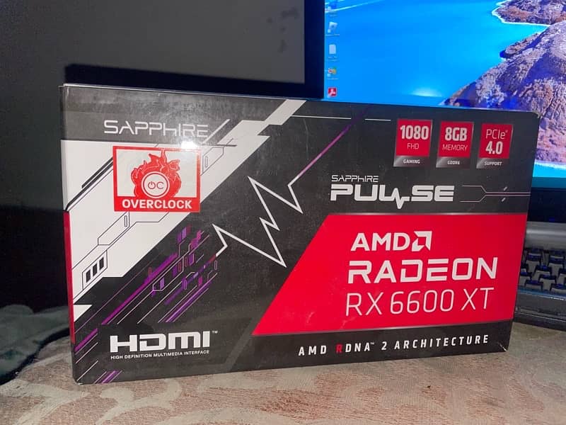 AMD Radeon Rx 6600 xt 8 gb sapphire pulse edition 0