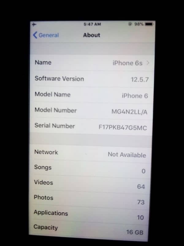 Iphone 6 16gb non-Pta 5