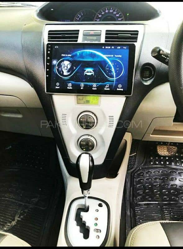 Toyota Belta 1300cc Full Option Push Start RPM meter Climate AC Dvd TV 6