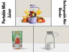 Portable Mini Juicer – Rechargeable & Easy to Carry