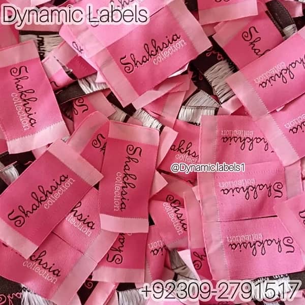 Paper Bags Woven labels garment tags stickers hanging tags 3