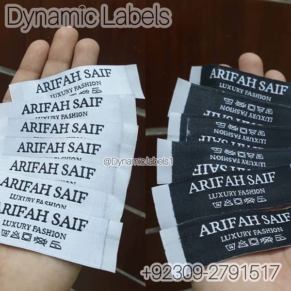 Paper Bags Woven labels garment tags stickers hanging tags 6