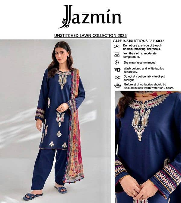 Luxury lawn collection/lawn/unstitched/branded/luxurious lawn 10