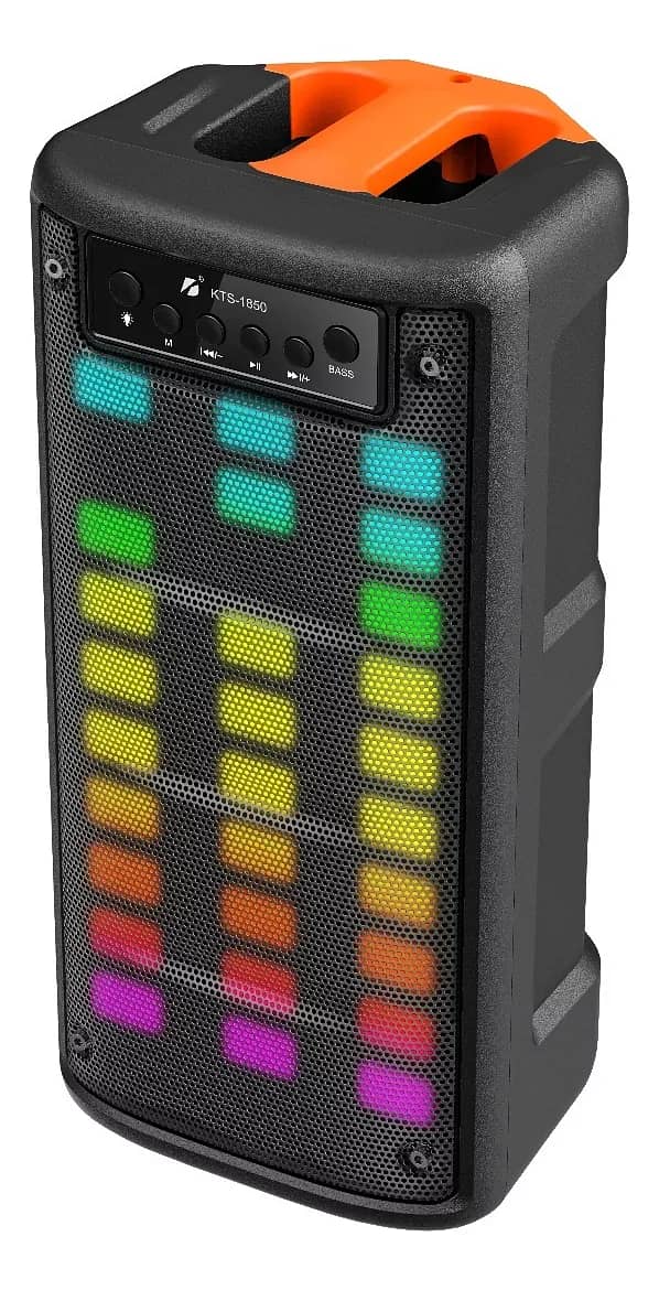 Gts-2066 Bluetooth Speaker Led Light And Wireless Microphone 9