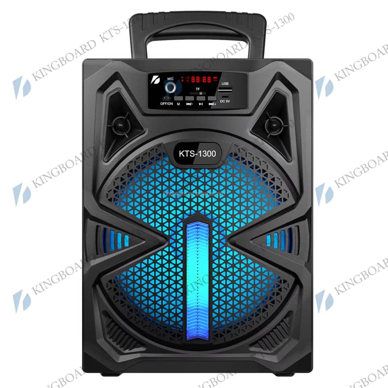 Gts-2066 Bluetooth Speaker Led Light And Wireless Microphone 12