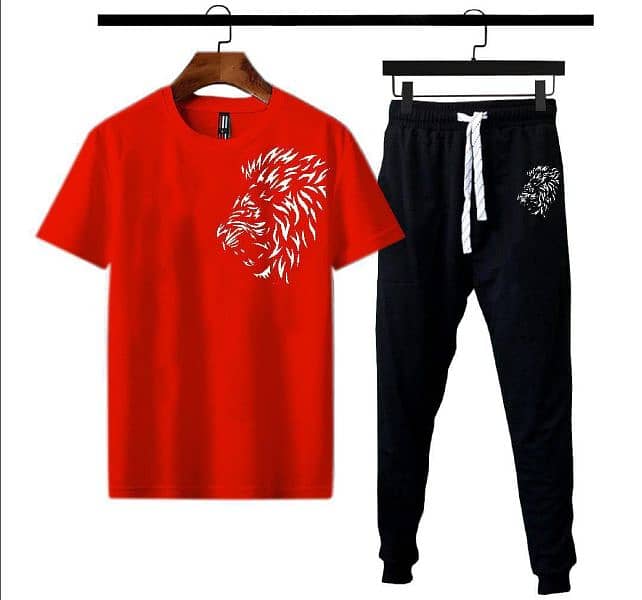 Men's Printed Fleece sweetheart Tracksuits -2 PCs set+FREE DELIVERY 1