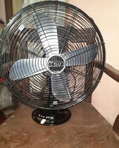 antique table Copper fan