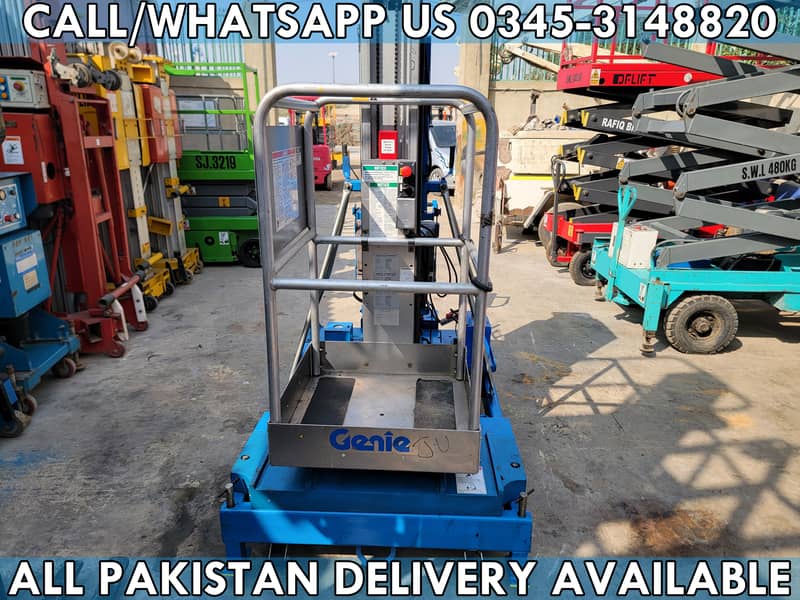 GENIE IWP-30S Self Propelled Driven 36 Ft Man Lift Scissor Lift 4 Sale 3