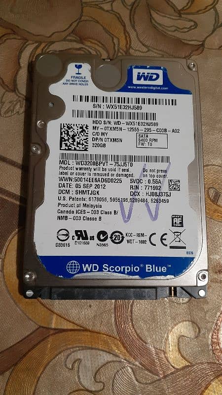 wd 320gb 0