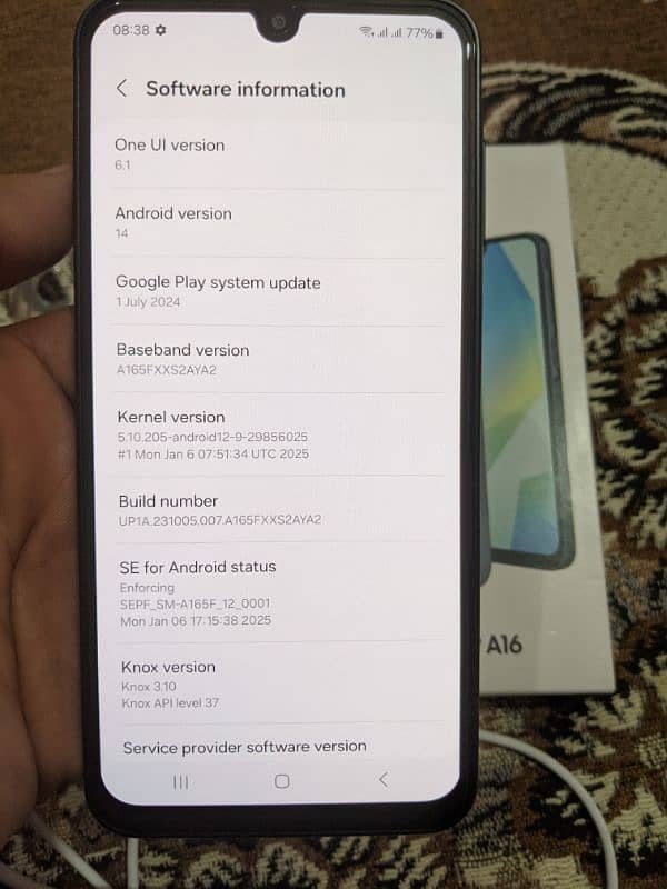 Samsung A16 2 week use only fix rate 7