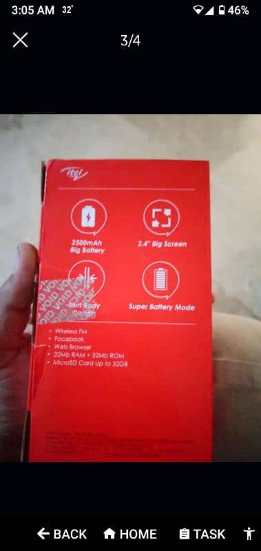 itel power 2sim box chergr 2