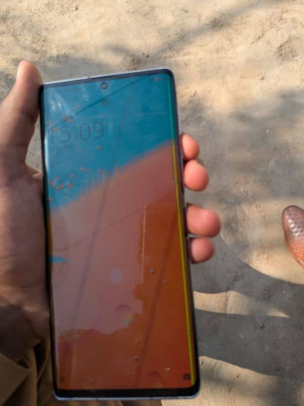 aquos r6 display mein ake line ha 5