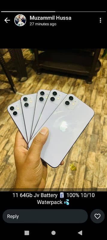 Iphone 11 pro max 512 GB 100 battery water pack 12