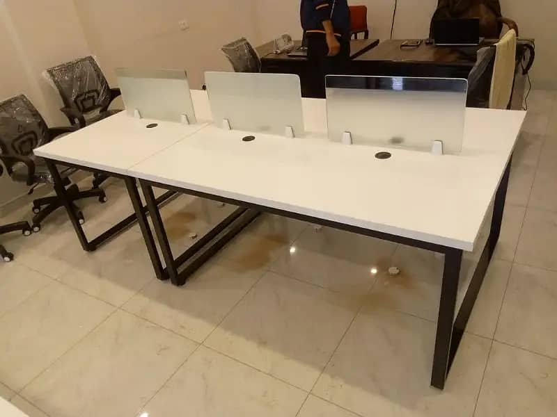 Size 8x4 Workstation Table For 6 Person Rs 28500 7