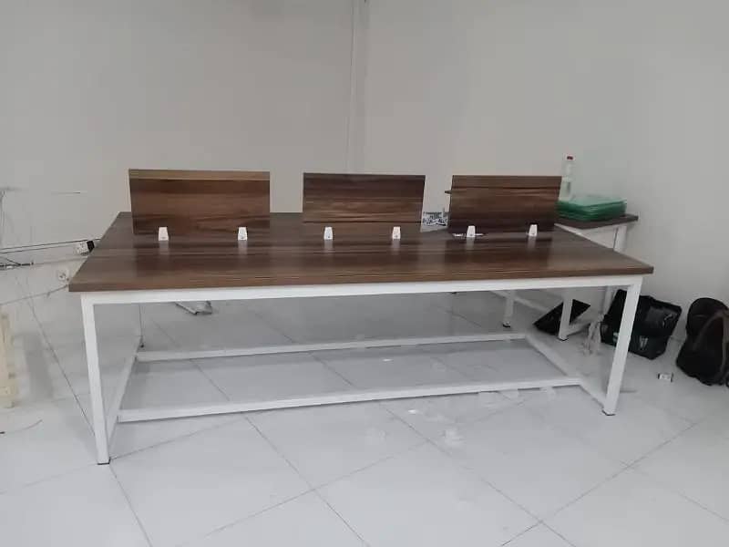 Size 8x4 Workstation Table For 6 Person Rs 28500 8