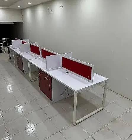 Size 8x4 Workstation Table For 6 Person Rs 28500 11