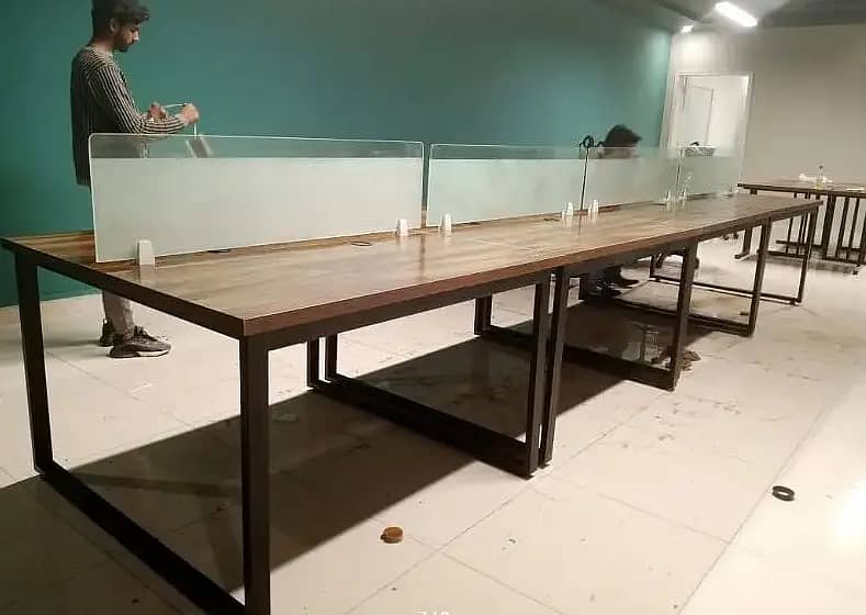 Size 8x4 Workstation Table For 6 Person Rs 28500 17