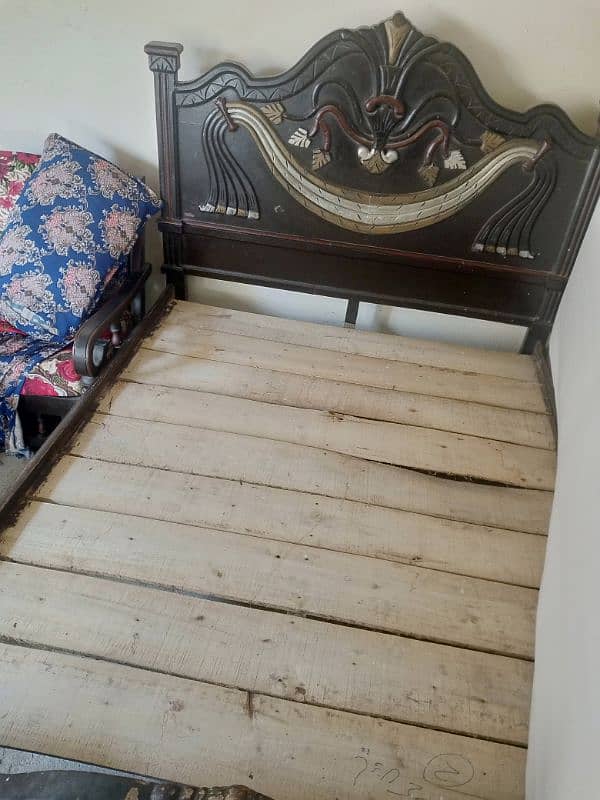 double bed and Sofa set 0
