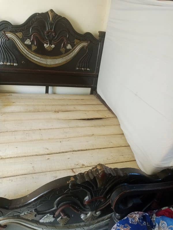 double bed and Sofa set 1