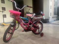 almost new KIDS CYCLE FOR SALE -pink color cycle