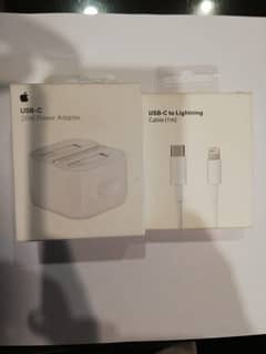 USB-C 20W Power Adapter with USB-C Lightning Cable original Apple