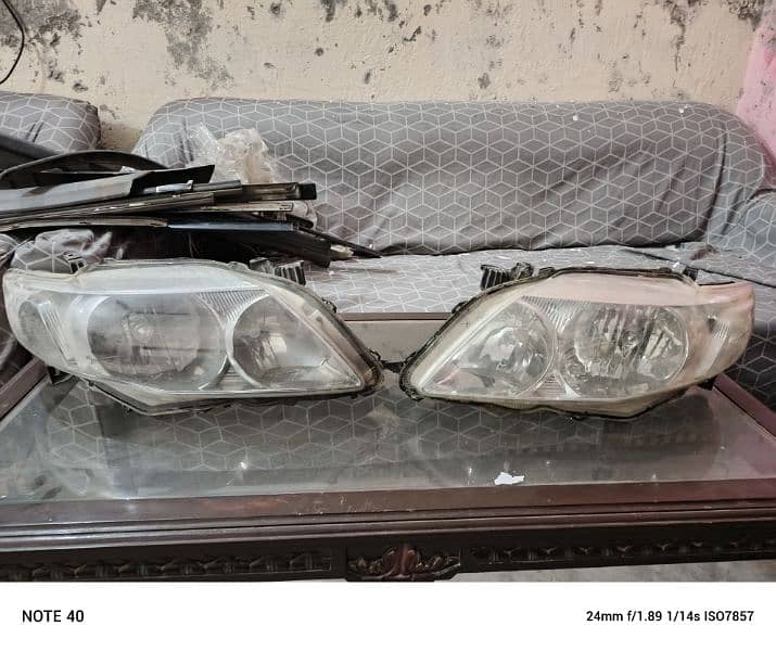 Corolla Headlights and Bumper 0