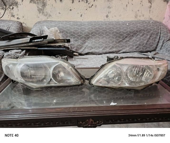 Corolla Headlights and Bumper 1