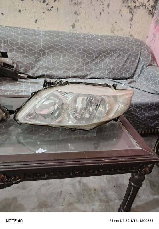 Corolla Headlights and Bumper 2