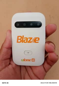 Ufone Blaze All Sim Working Unlocked 4G WiFi Device