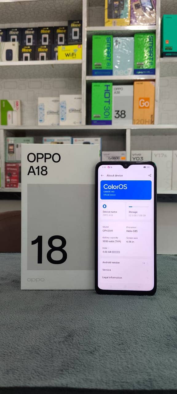 OPPO A18 Mobile (4+4/128) Rate Fix. 1