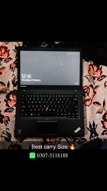 Lenovo Thinkpad T450, Core i5, 5tb Generation, 8/256 GB SSD, 4