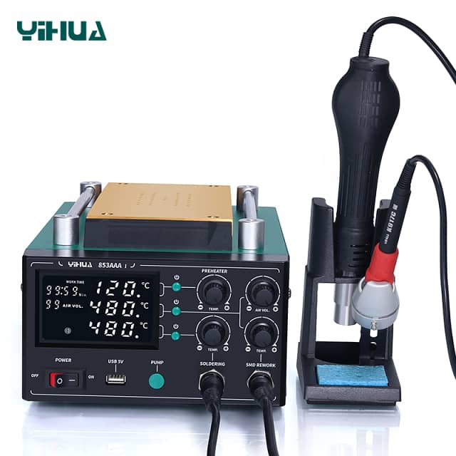 YIHUA 853AAA-I Soldering Station BGA Rework Station In Pakistan 0