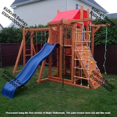 kids Slide/Swings/Kids rides/jhula/Spring rider/jungle gym/gazebo/bar 11