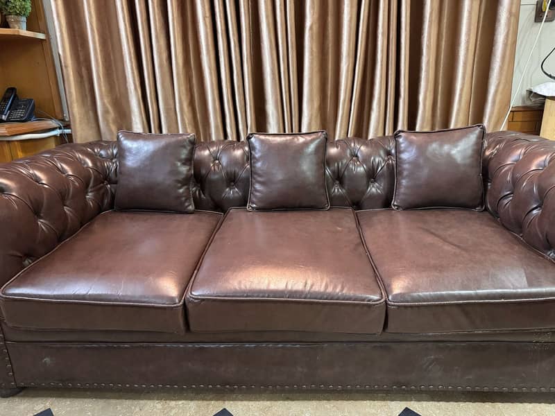 sofa sets / 7 seater sofa / chesterfield / poshish sofa / leather sofa 9