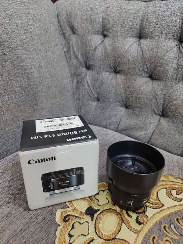 cannon 50mm 1.8 complete box 1