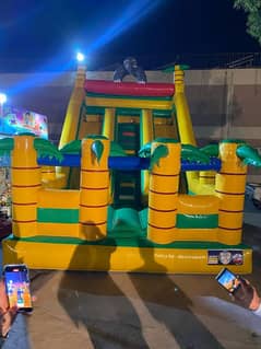 token rides _ jumping castle _ jhuly _ trampoline _ slide _ kids kiddi