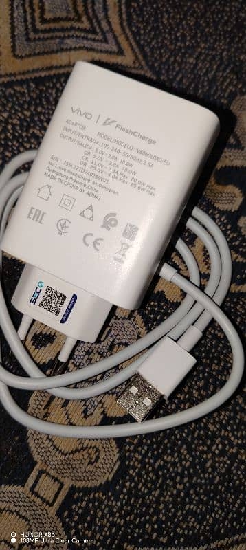 Vivo V40 Original 80W Flash Charger Box Pulled Phone Sold 0