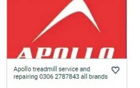 Apollo treadmill service and repairing all brands 0306 2787843