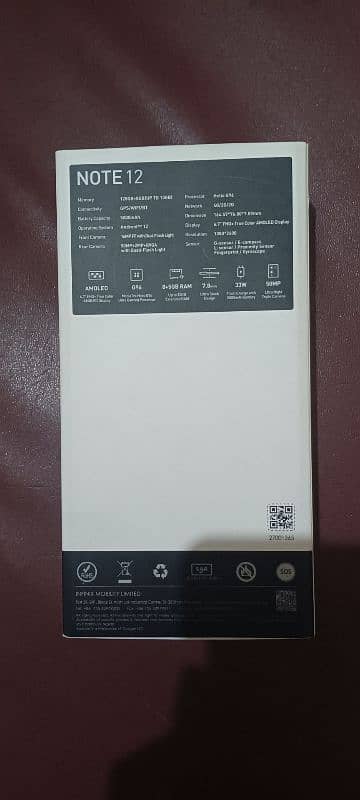 Infinix note 12 G96 5