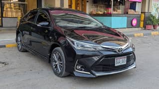 Toyota Altis Grande 2021X black with black