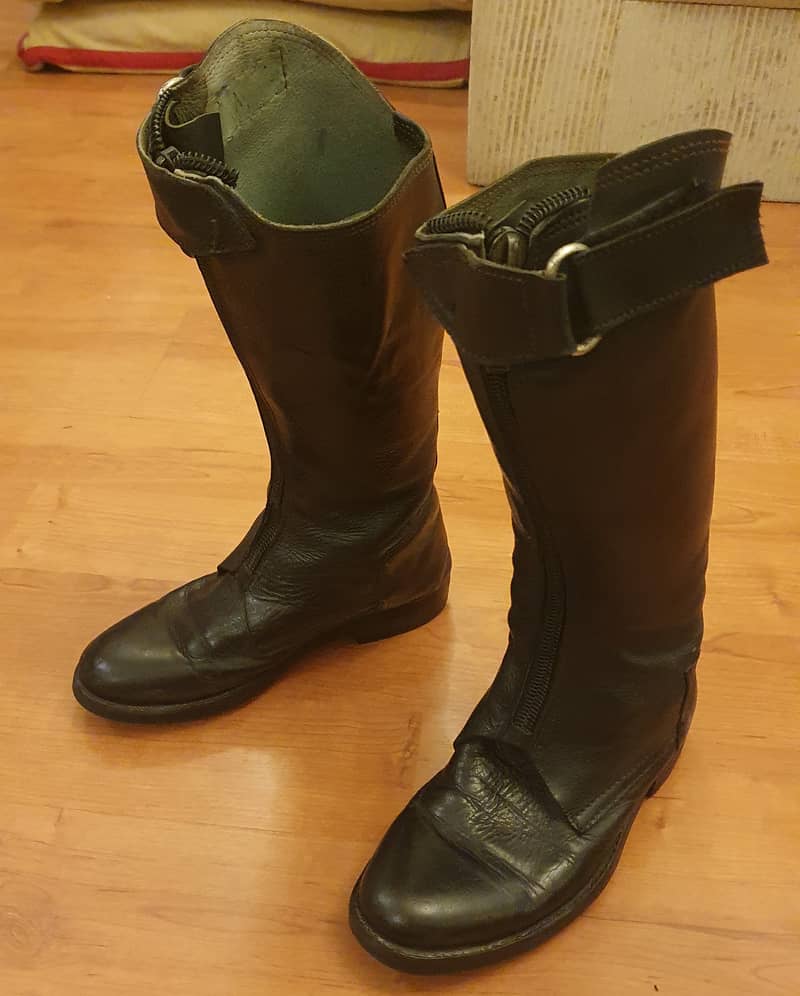 Kid's Horse Riding Boots - Leather Equestrian Boots – Size 6/7 – 38/3 3