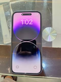 iphone 14 Pro max deep purple 256gb Hk PTA approved dual sim