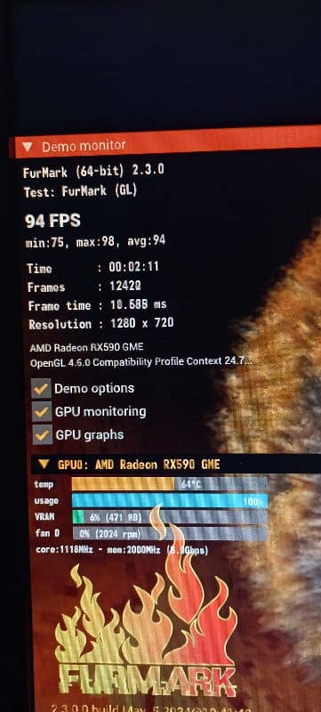 AMD Radeon RX590 GME 8GB 7