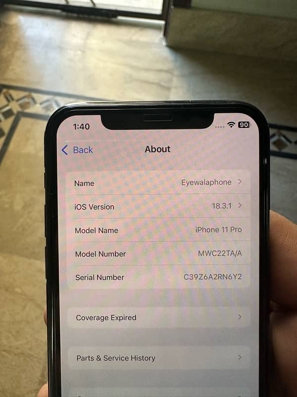 IPhone 11 Pro 64 GB NON-PTA FU 7